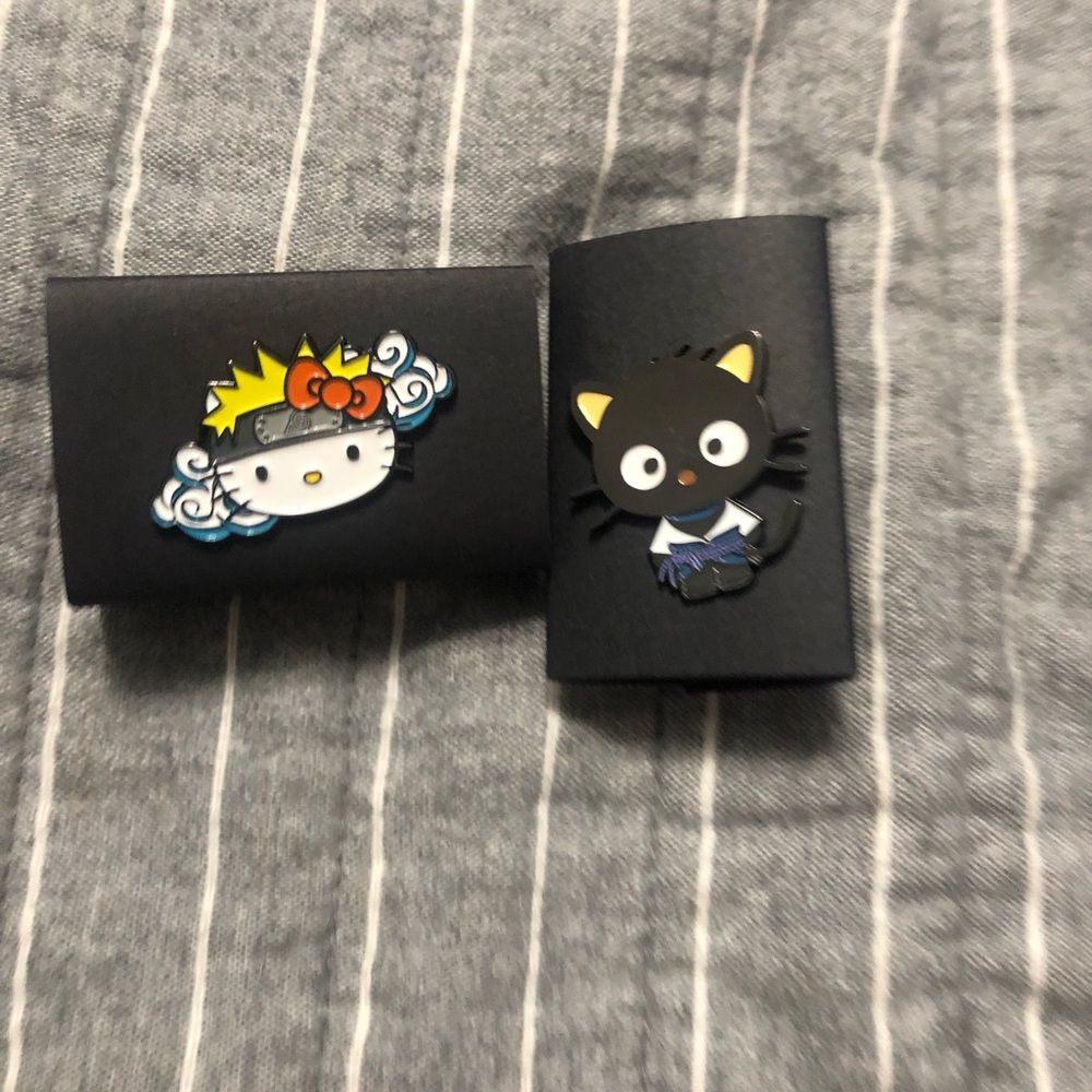 Naruto X Hello Kitty and Friends Pins